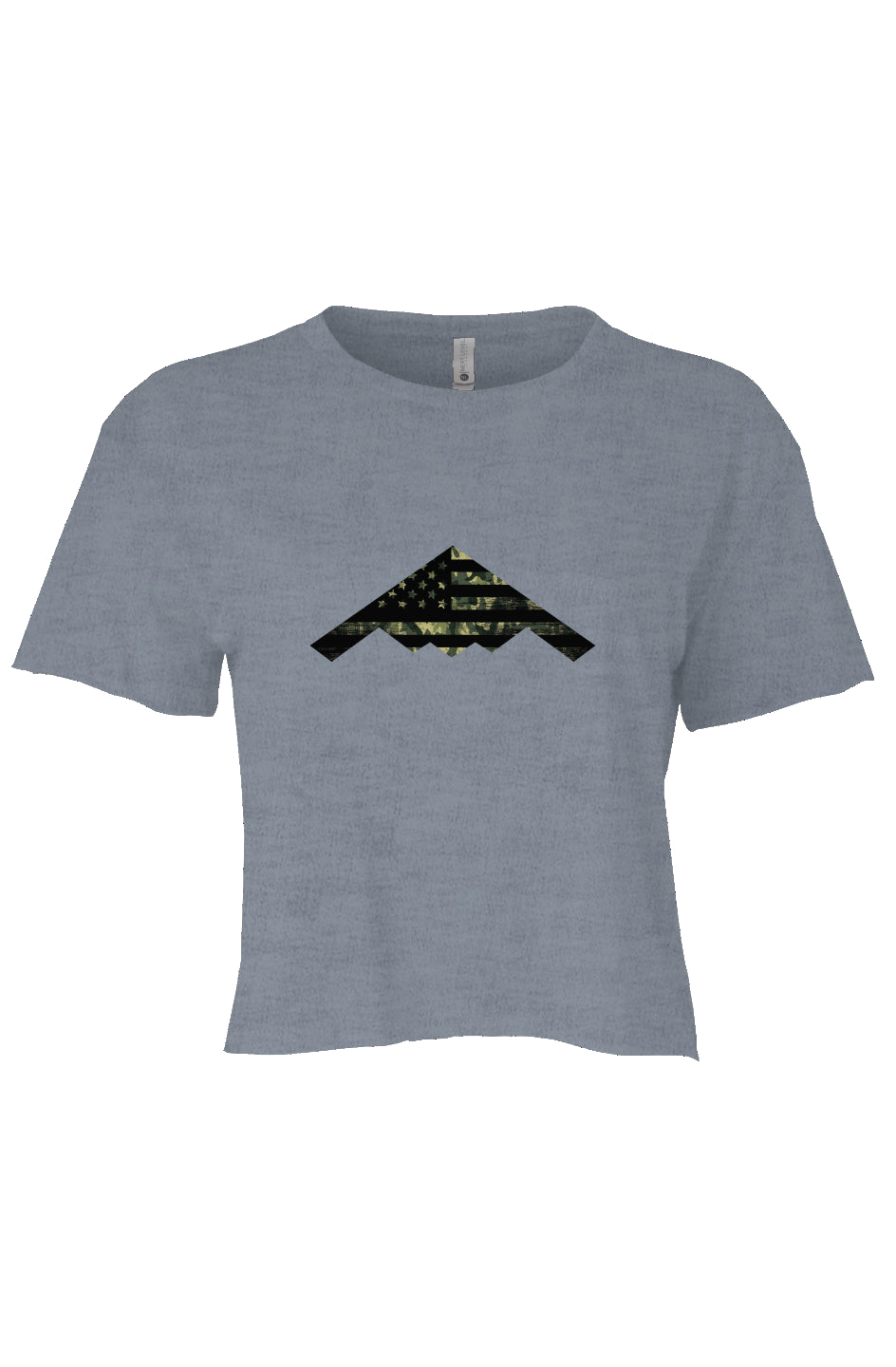 B2 Bomber BORN IN THE USA Military Grade Women's Cali Crop Top