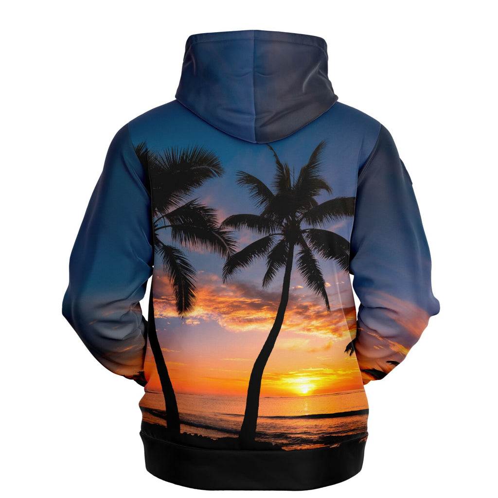 Hawaiian Islands Hawaii Sunset Hooded Sweatshirt Athletic Hoodie Unisex Men's and Women's