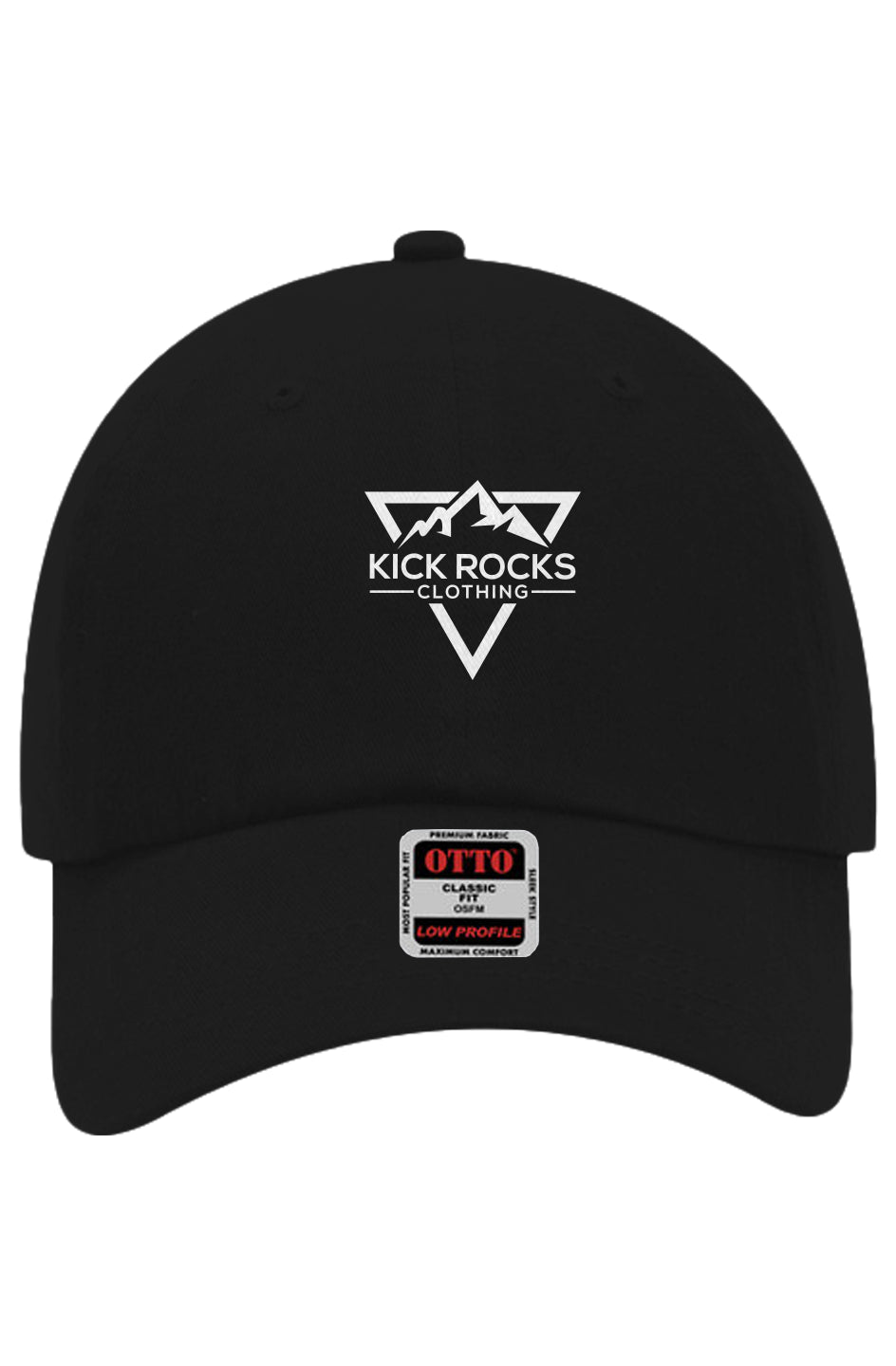 Kick Rocks Clothing Otto Embroidered Branded 6 Panel Baseball Cap