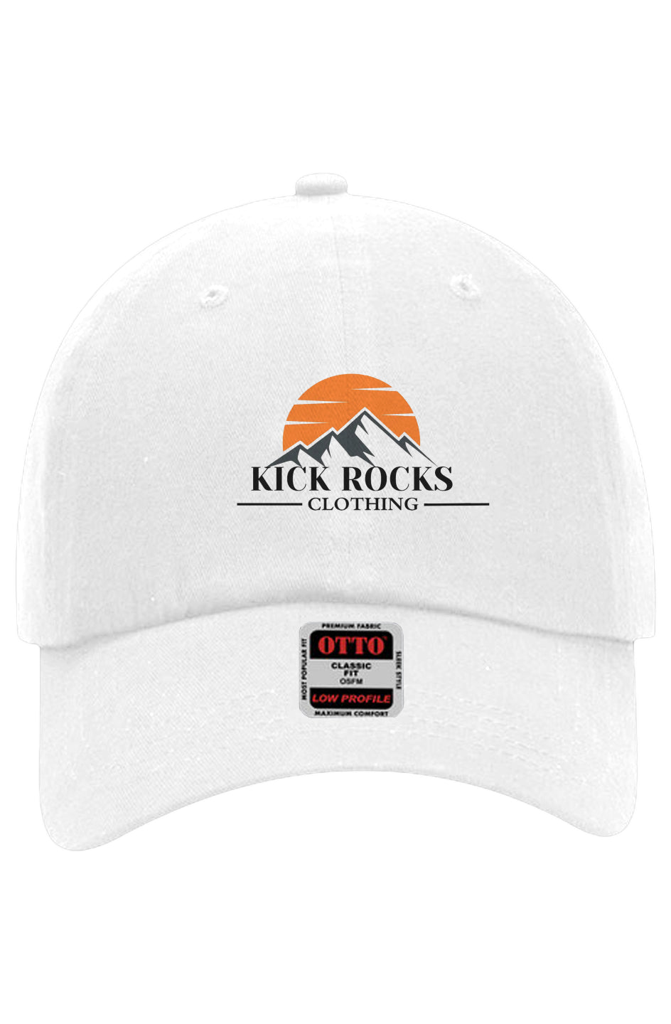 Kick Rocks Clothing Branded Embroidered OTTO 6 Panel Baseball Cap