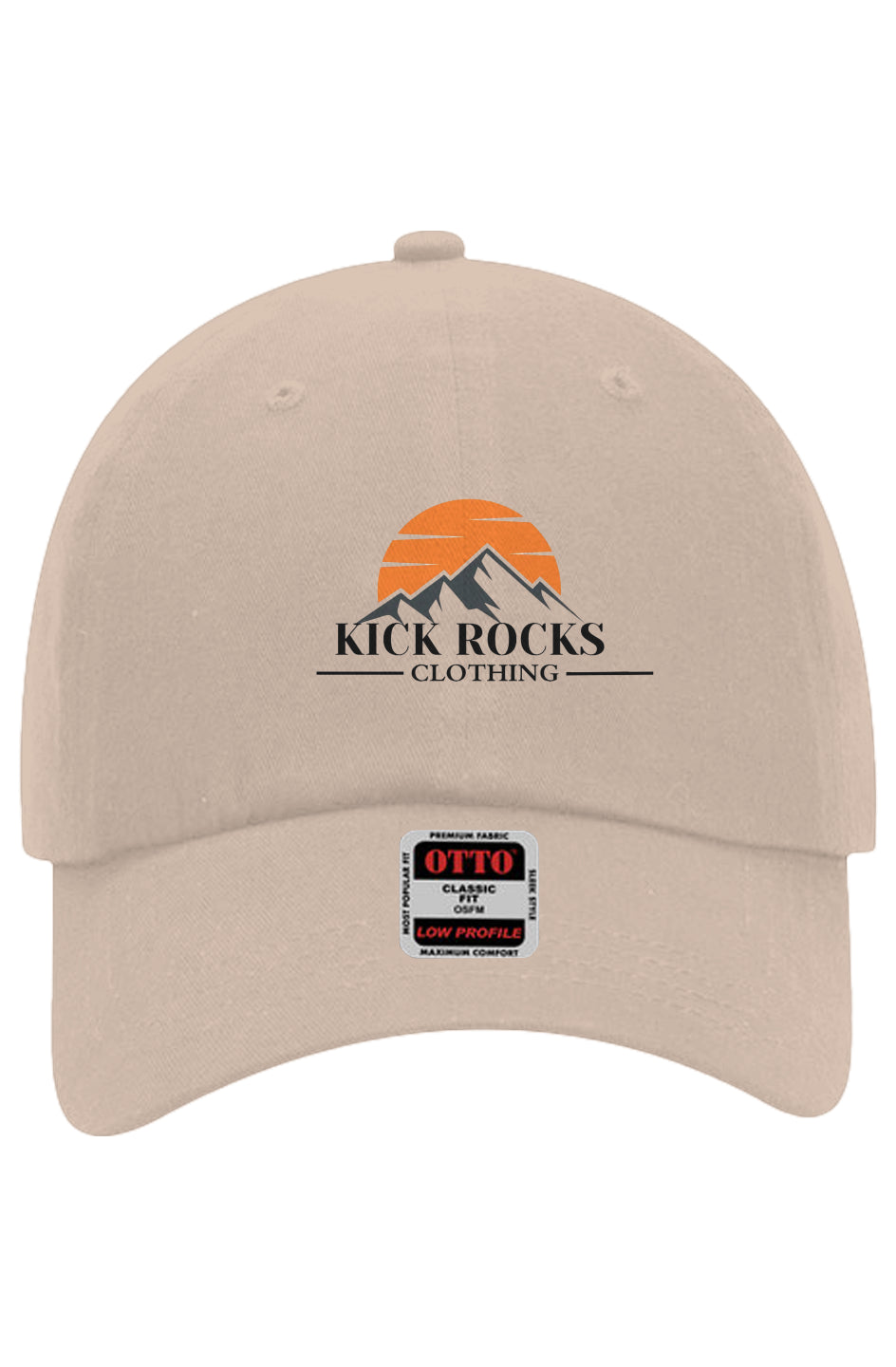 Kick Rocks Clothing Branded Embroidered OTTO 6 Panel Baseball Cap