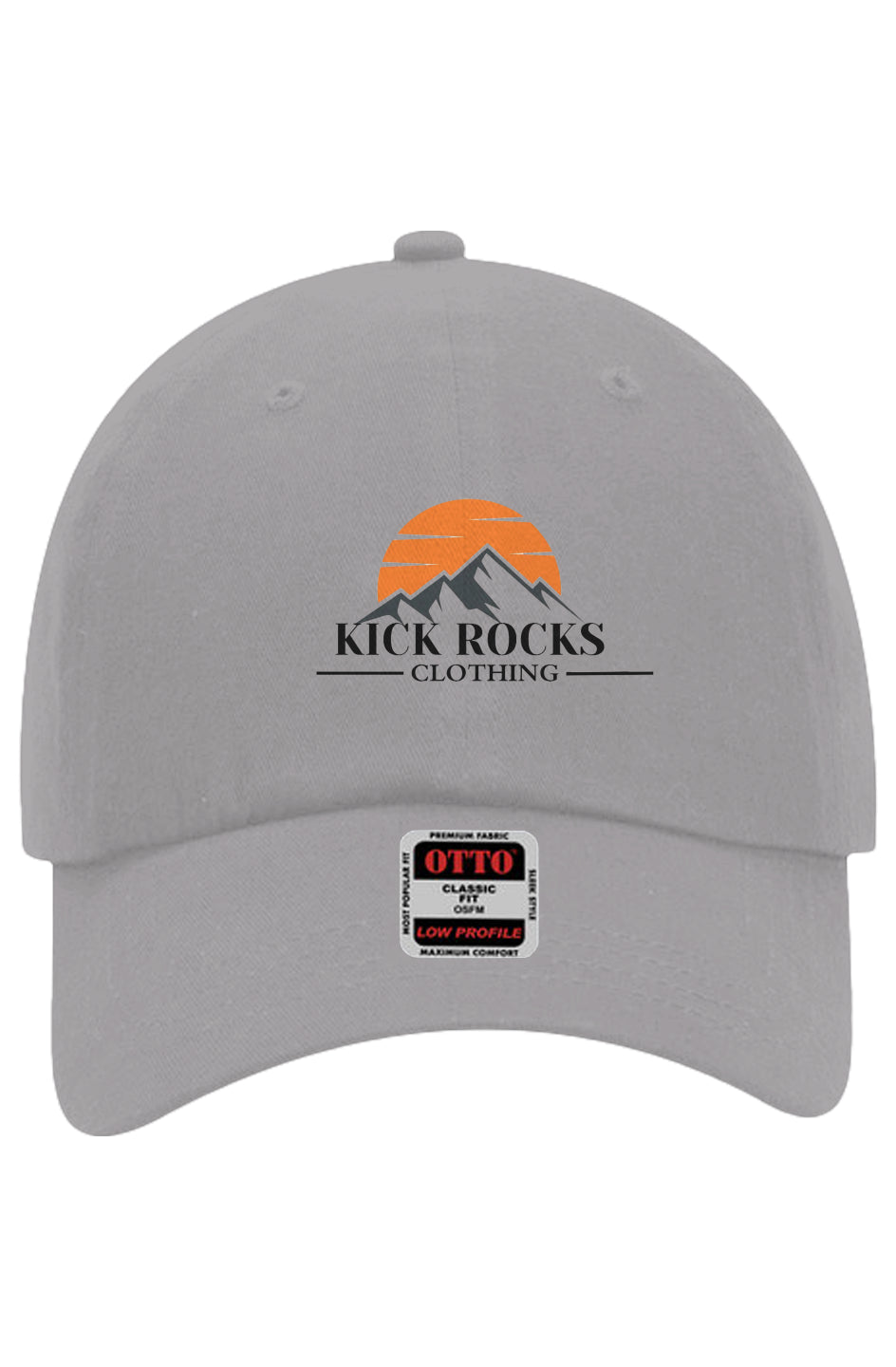 Kick Rocks Clothing Branded Embroidered OTTO 6 Panel Baseball Cap