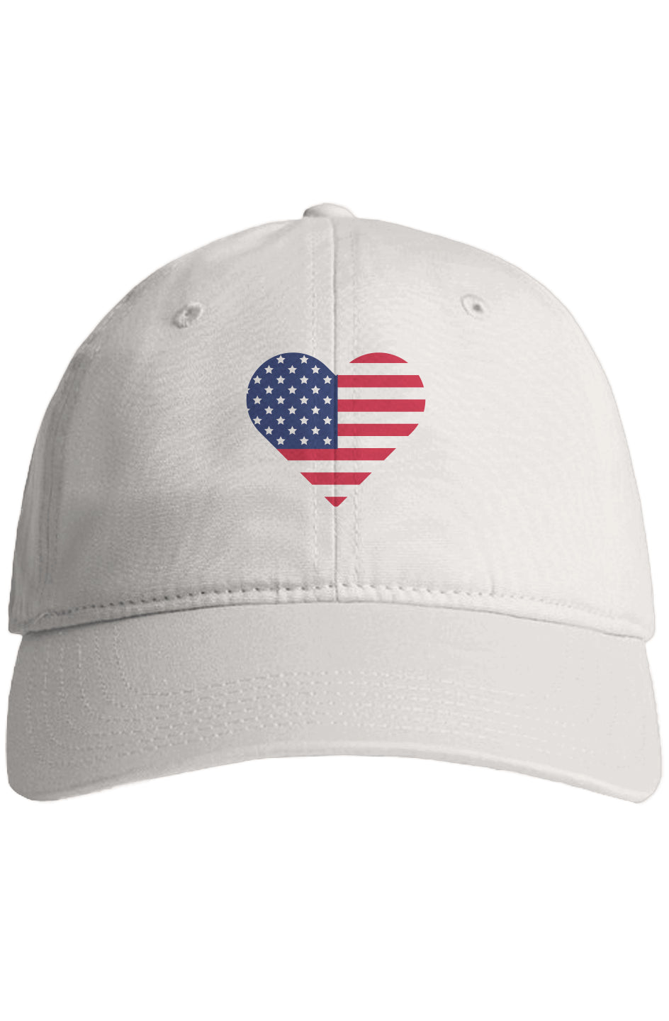 American Flag Heart Women's Access Cap Born in the USA