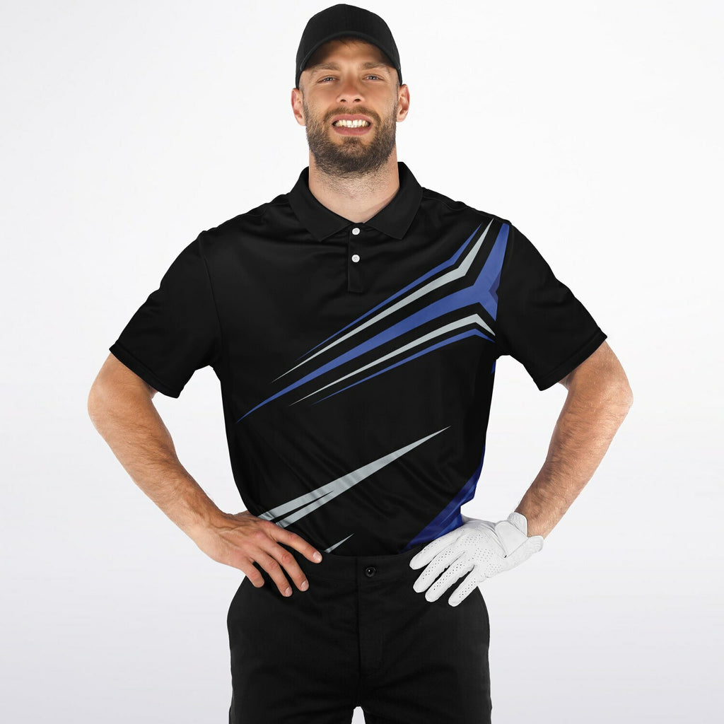 Golf Polo Style Shirt UV Protection, Breathable and Sweat-Wicking Stretch Comfort