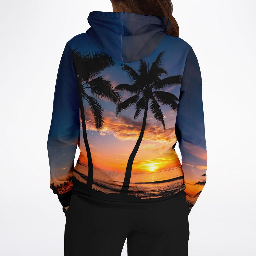 Hawaiian Islands Hawaii Sunset Hooded Sweatshirt Athletic Hoodie Unisex Men's and Women's